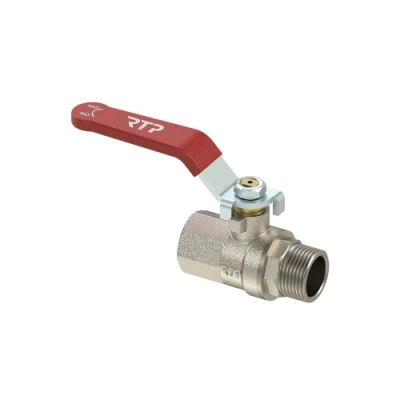 Кран шаровый латунный 1 1/2" НВ, рычаг, РТП (1/10)
